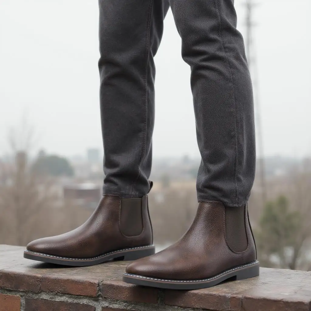 Mens Fashion Autumn 2025 - Men's boots 2025 British men's shoes