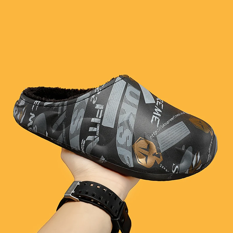 Men'S Fashion Line - Men Women Winter Warm Clogs Waterproof