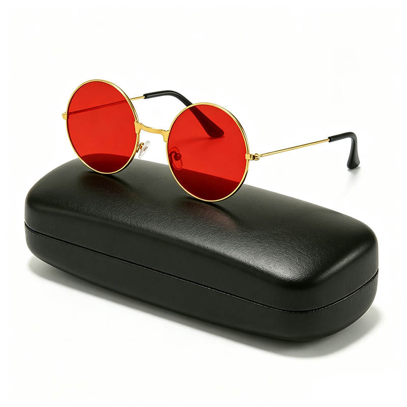 Men'S Fashion Round Glasses - Classic Vintage Round Frame Sunglasses For