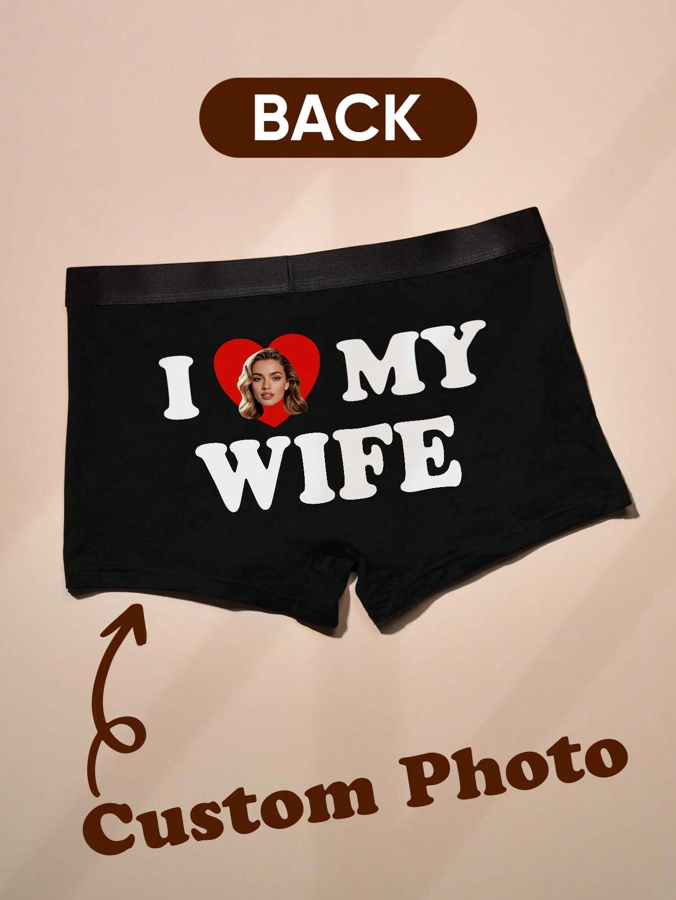 Men'S Fashion Underwear - Custom Photo Boxers for Men Personalized