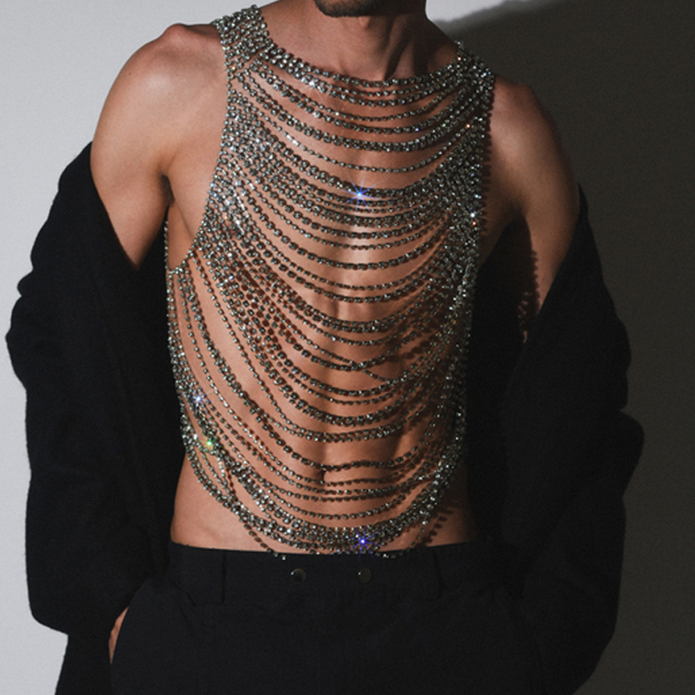 Men'S Fashion Underwear - Fashion Luxurious Bling Men Women's Body