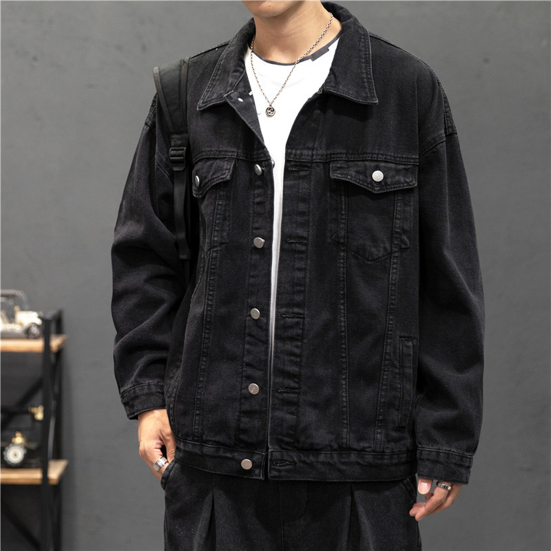 New Denim Jacket Men Vintage J - Mens Fashion Bomber Jacket 评论和价格
