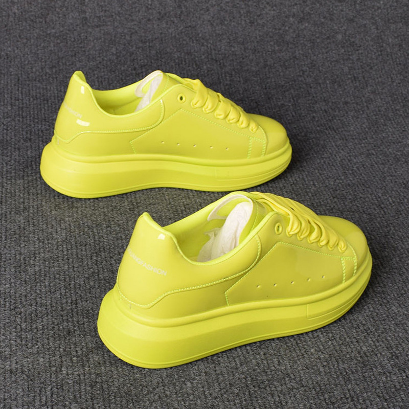 2025 Lacquered White Casual Sh - Casual Sneakers Men 评论和价格