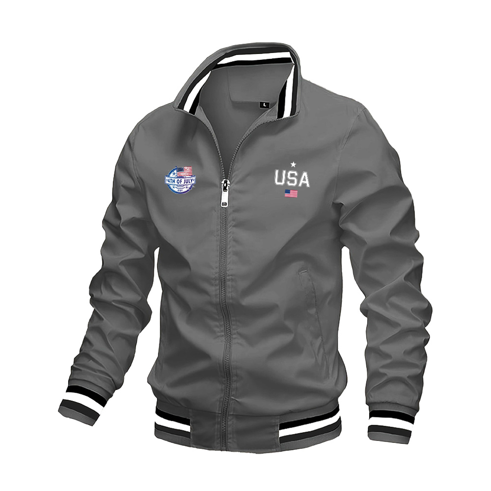 Men's Jackets High quality Fas - Mens Fashion Bomber Jacket 评论和价格