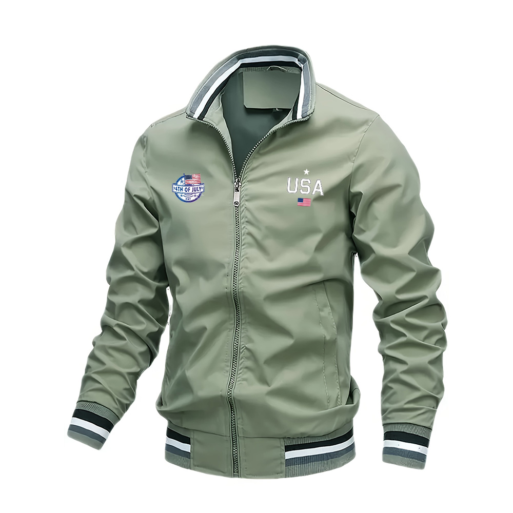 Men's Jackets High quality Fas - Mens Fashion Bomber Jacket 评论和价格