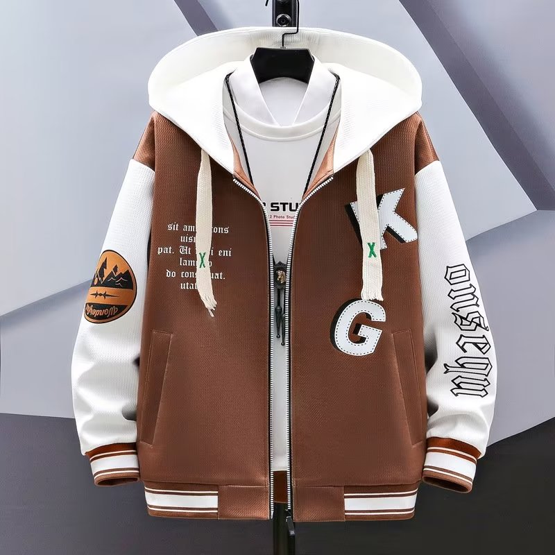 Men's Hooded Pockets Cargo Jac - Mens Fashion Baseball Jersey 评论和价格