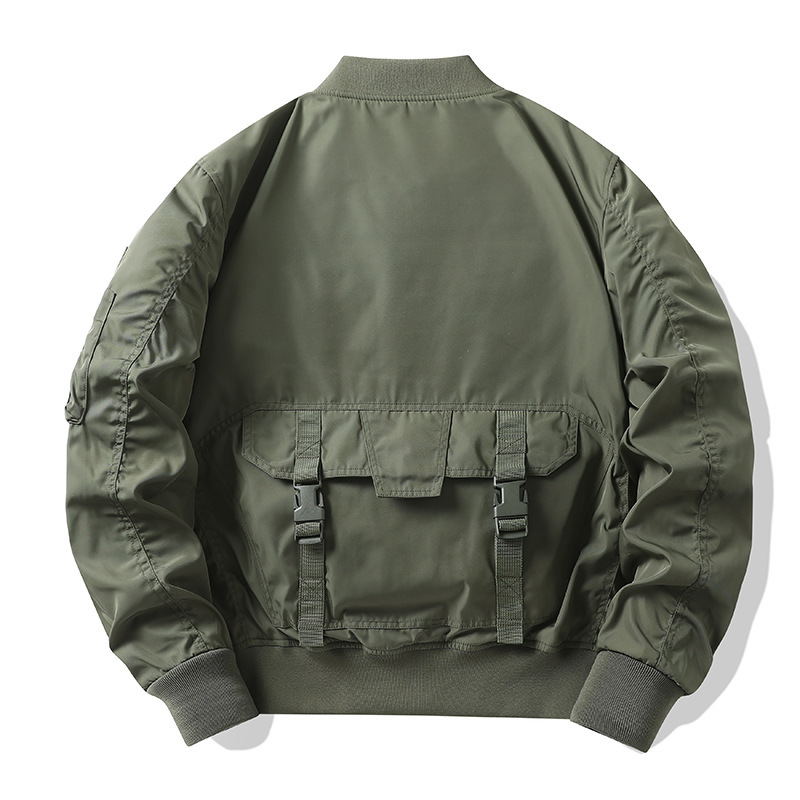 Mens Jacket Vintage Streetwear - Mens Fashion Bomber Jacket 评论和价格
