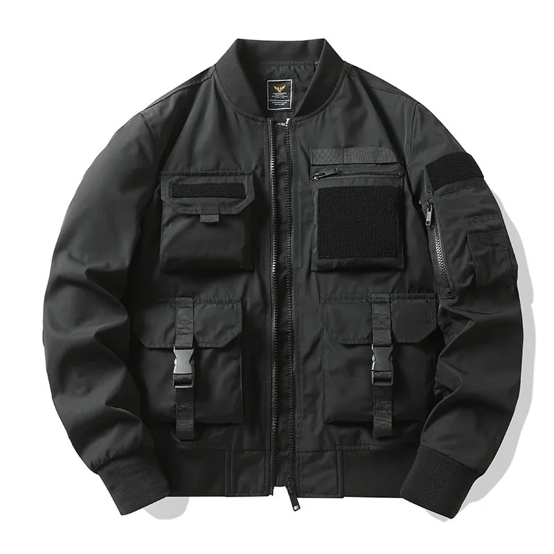Mens Jacket Vintage Streetwear - Mens Fashion Bomber Jacket 评论和价格