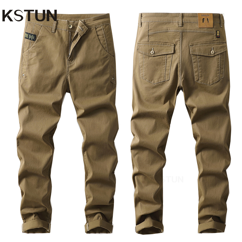 KSTUN Mens Casual Pants Slim S - Men'S Fashion Khaki Pants 评论和价格