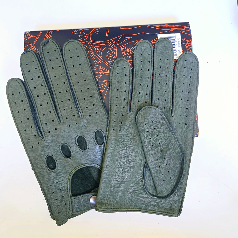 New Men's Genuine Leather Brea - Men'S Fashion Gloves 评论和价格