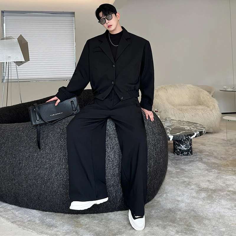 LUZHEN Spring Blazer Neck Casu - Jacket Mens Fashion 评论和价格