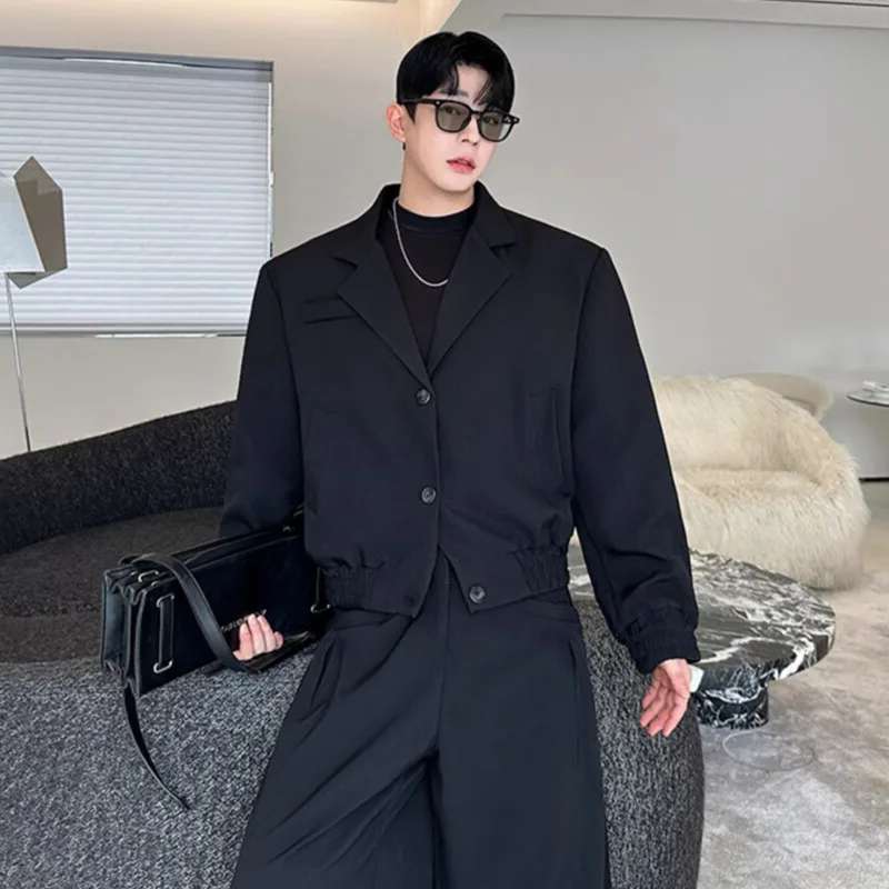 LUZHEN Spring Blazer Neck Casu - Jacket Mens Fashion 评论和价格