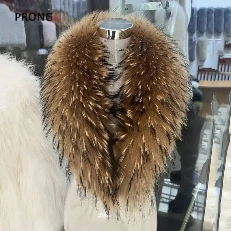 Natural Raccoon Fur Collar Rea - Jacket Mens Fashion 评论和价格