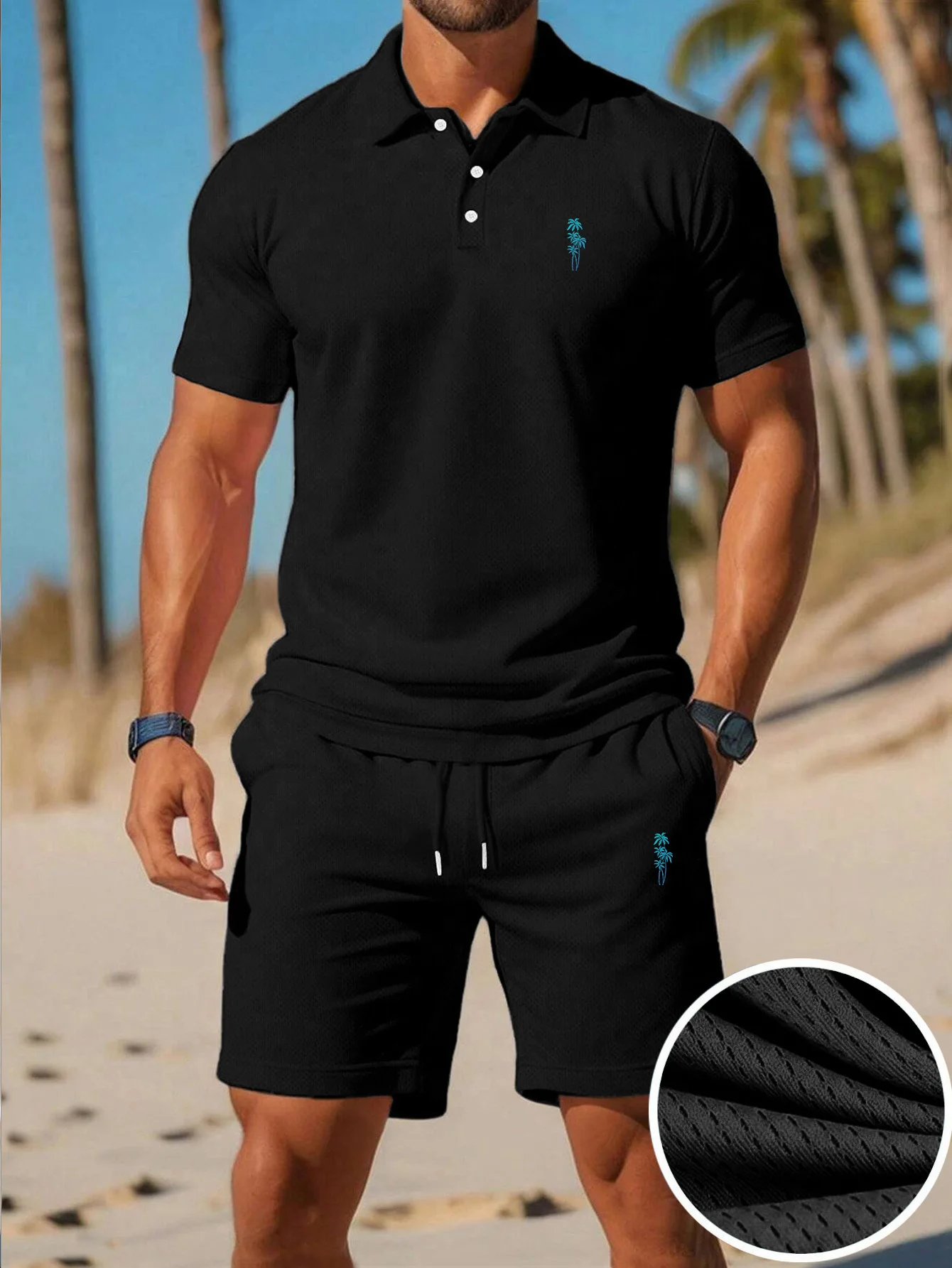 Summer New Men's Polo Shirt Se - Men'S Fashion Color 评论和价格