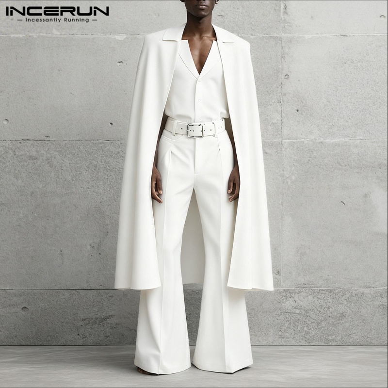 INCERUN Men Sets Solid Color L - Men'S Fashion Color 评论和价格
