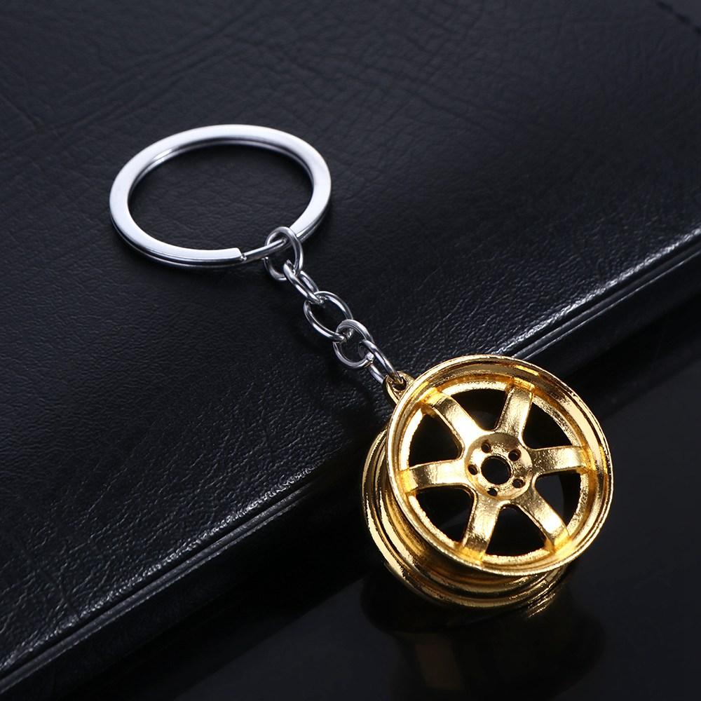 Unique Alloy Car Wheel Keychai - Men'S Fashion Hub 评论和价格