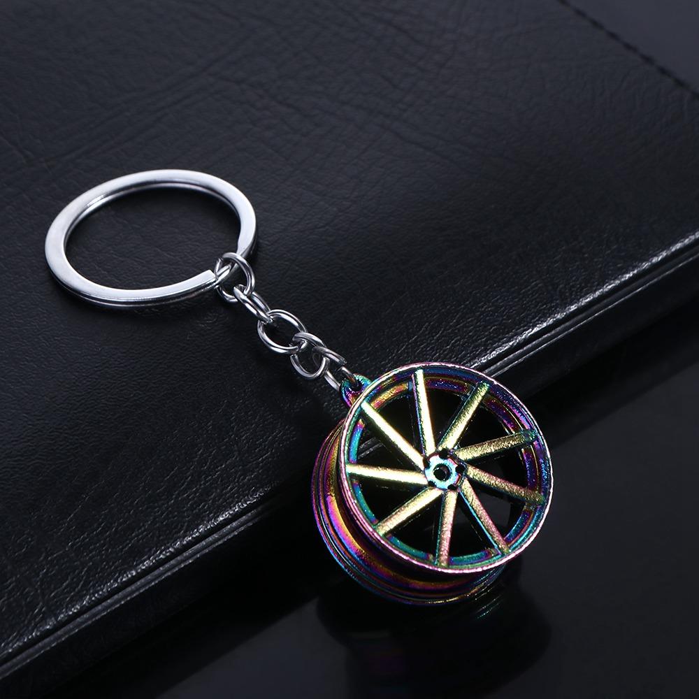 Unique Alloy Car Wheel Keychai - Men'S Fashion Hub 评论和价格