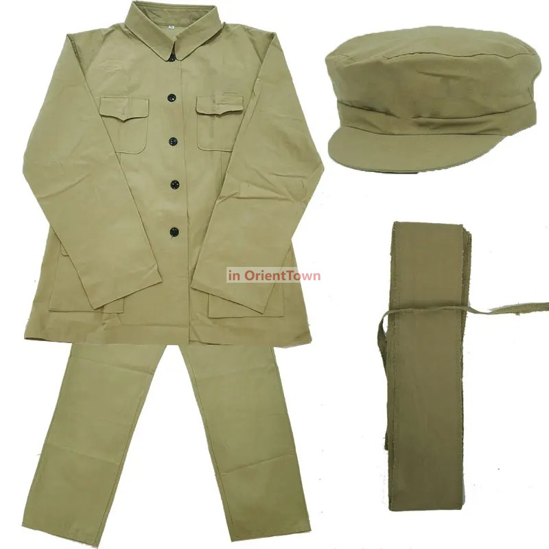 PLA Uniform volunteers in 1950 - 1950S Fashion Men'S 评论和价格