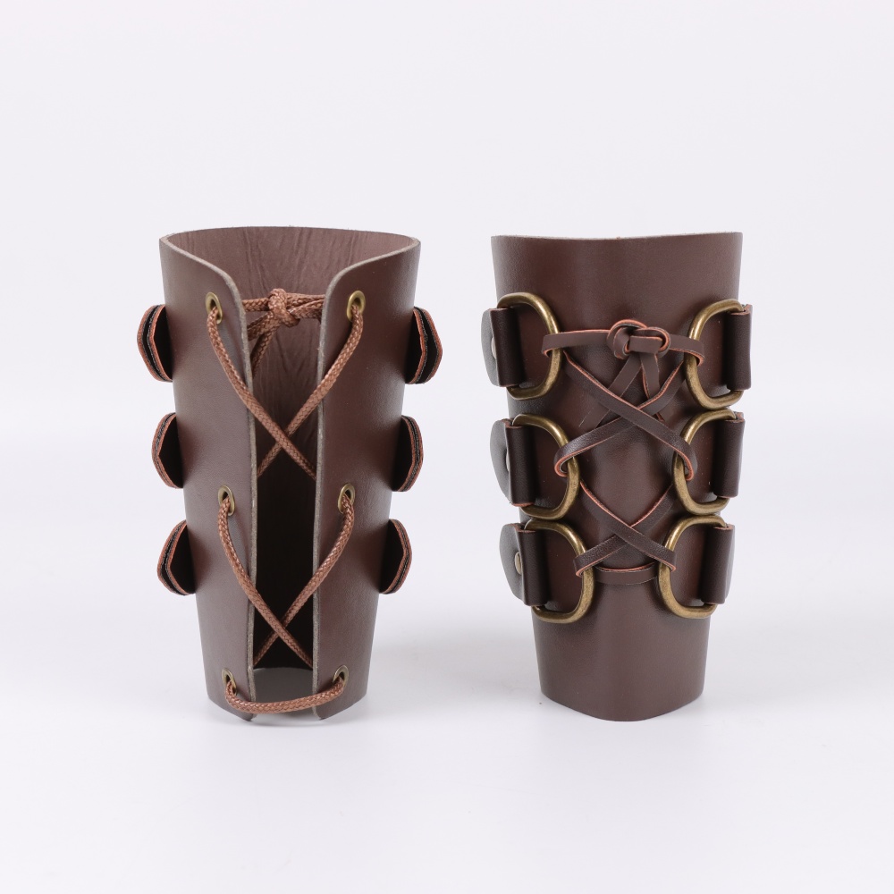 Medieval Archery Leather Long  - Men'S Fashion Gloves 评论和价格