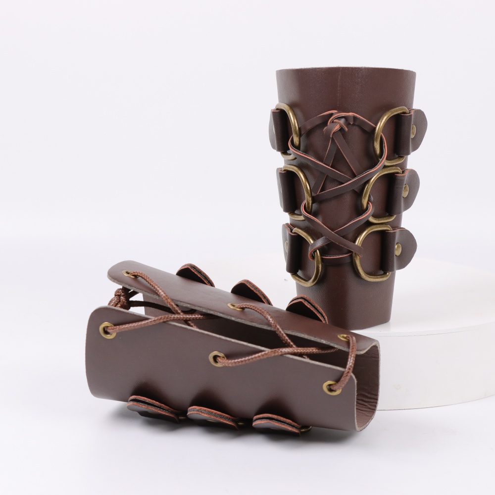 Medieval Archery Leather Long  - Men'S Fashion Gloves 评论和价格