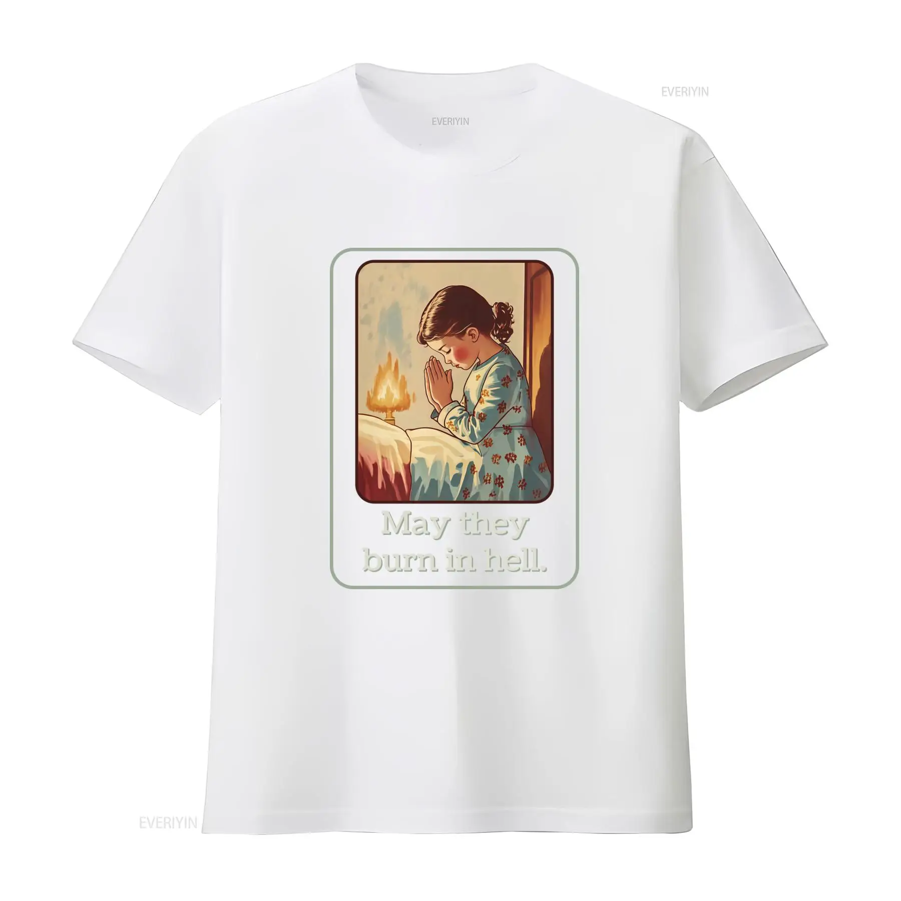 May They Burn In Hell T Shirt  - 1950S Fashion Men'S 评论和价格