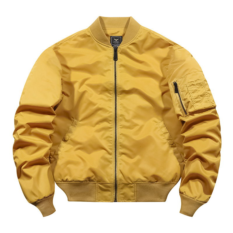 New Fashion Men Flight Jackets - Mens Fashion Bomber Jacket 评论和价格