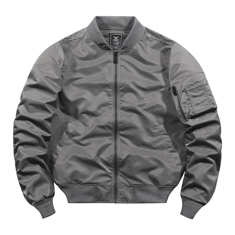 New Fashion Men Flight Jackets - Mens Fashion Bomber Jacket 评论和价格