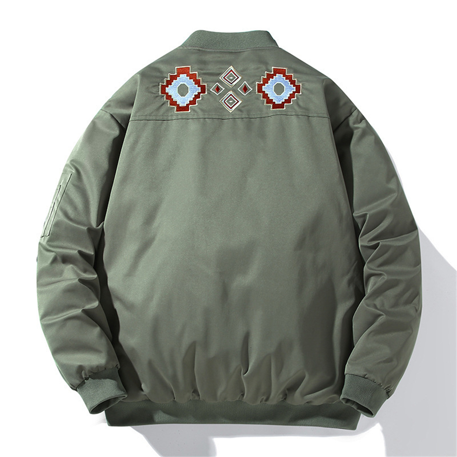 Thick Baseball Jacket Men Wint - Mens Fashion Bomber Jacket 评论和价格