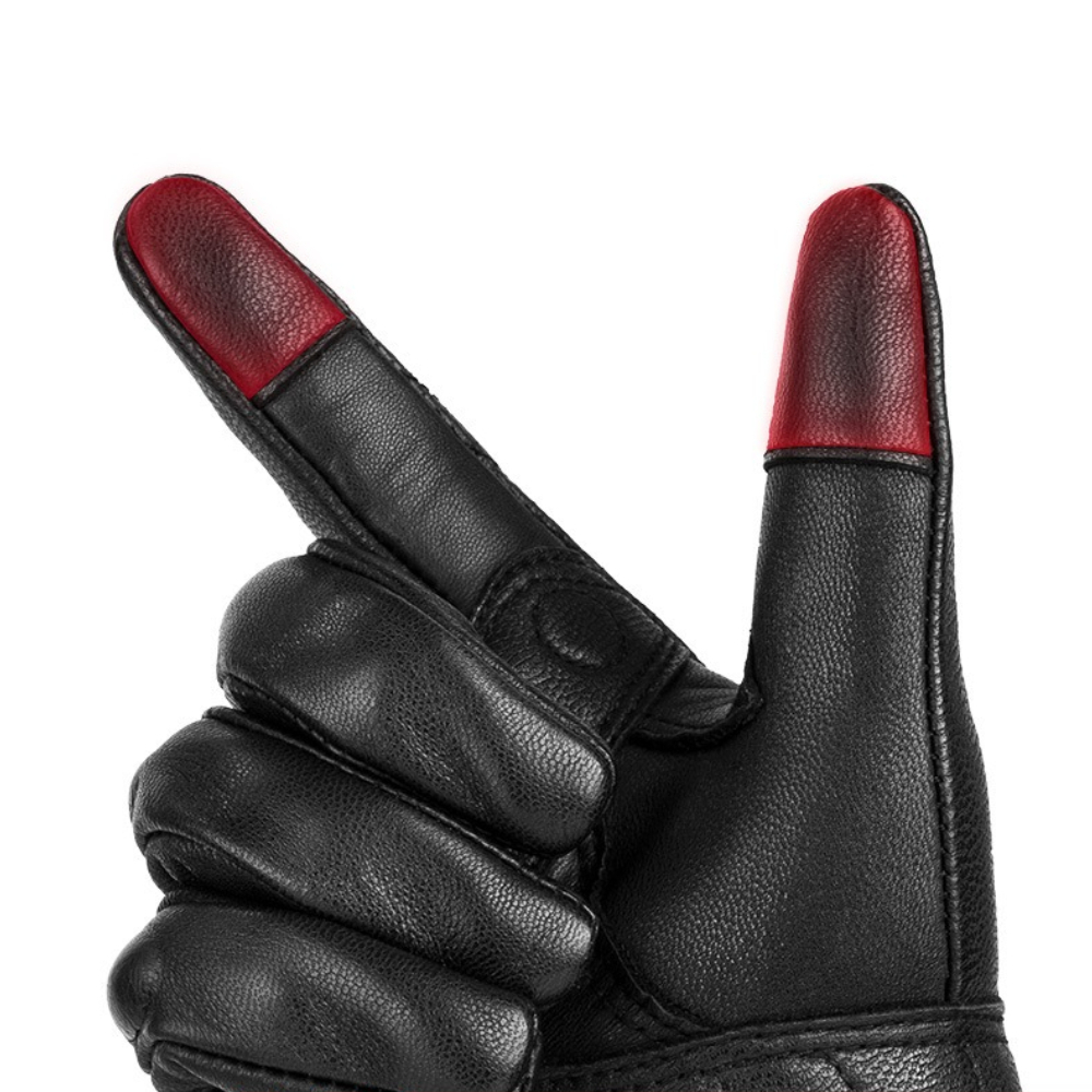 New Vintage Leather Motorcycle - Men'S Fashion Gloves 评论和价格