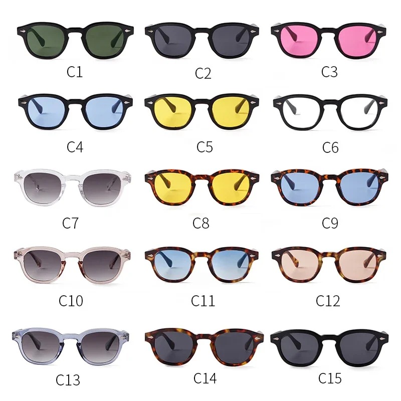 Vintage Round Sunglasses Women - Men'S Fashion Round Glasses 评论和价格