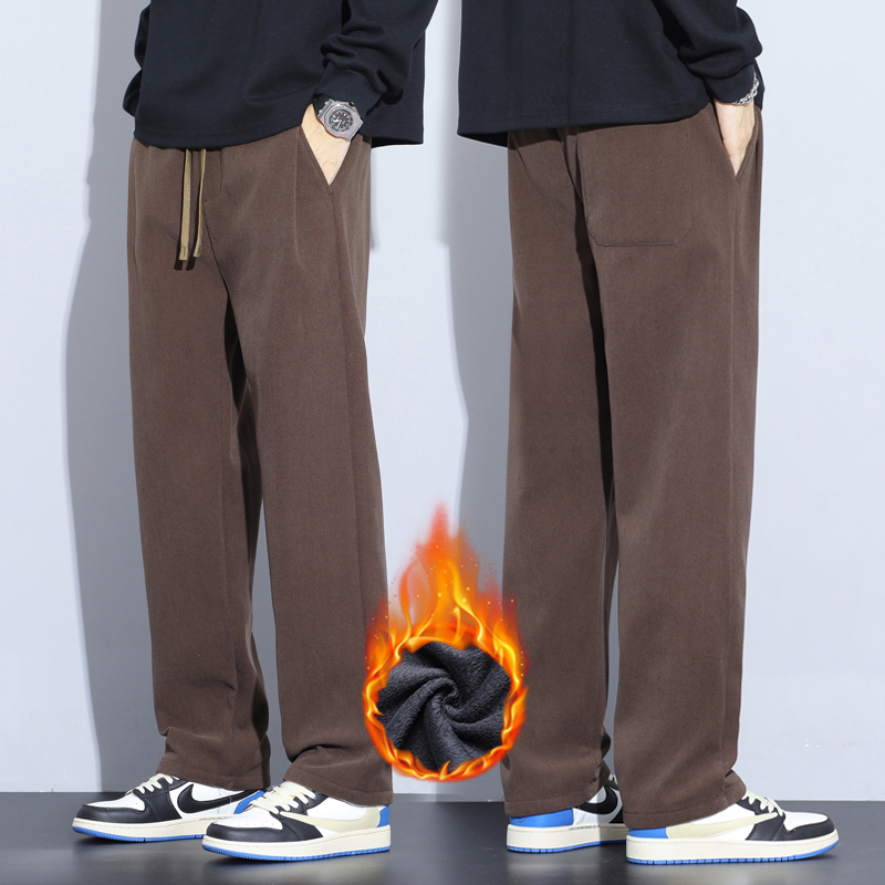 Coffee Khaki Black Gray Loose  - Men'S Fashion Khaki Pants 评论和价格