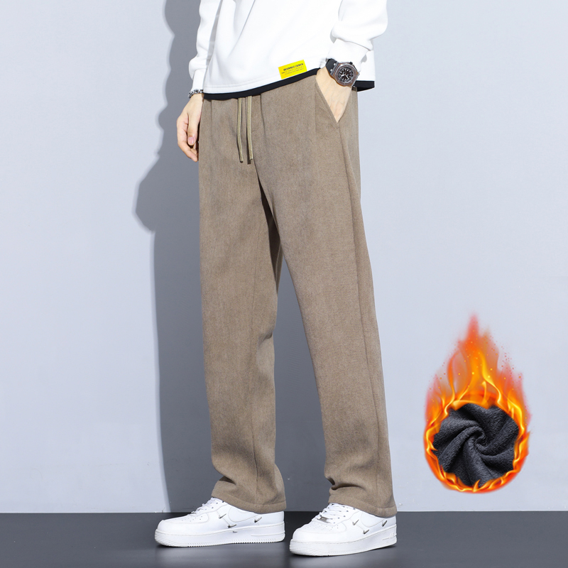 Coffee Khaki Black Gray Loose  - Men'S Fashion Khaki Pants 评论和价格