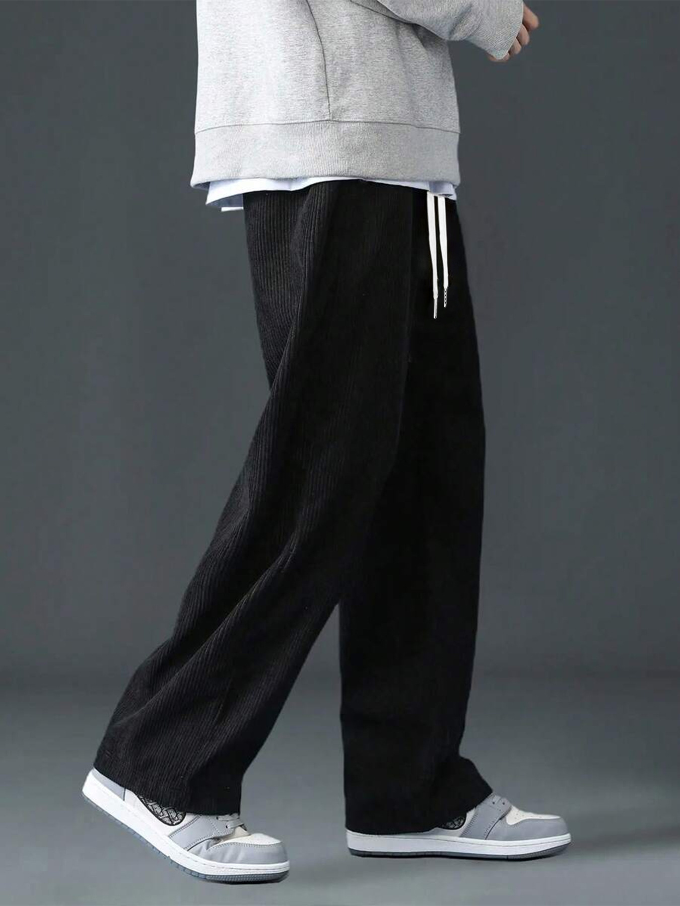 Straight Corduroy Classic Male - Men'S Fashion Khaki Pants 评论和价格