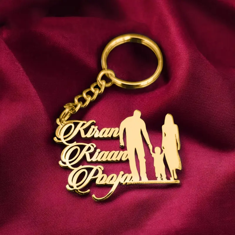 Custom Family Number Name Keyc - Men'S Fashion Gold Chain 评论和价格