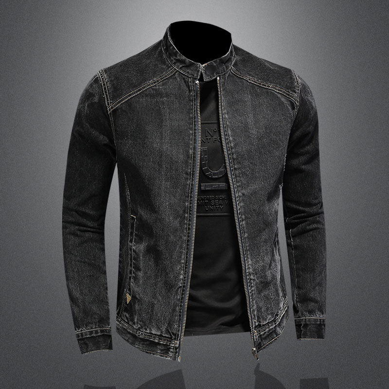 Men Vintage Stand Collar Pilot - Mens Fashion Bomber Jacket 评论和价格