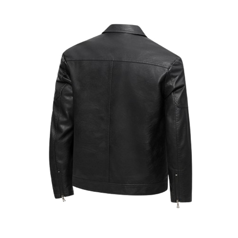 Men's Autumn Winter Coats Pu L - Mens Fashion Bomber Jacket 评论和价格