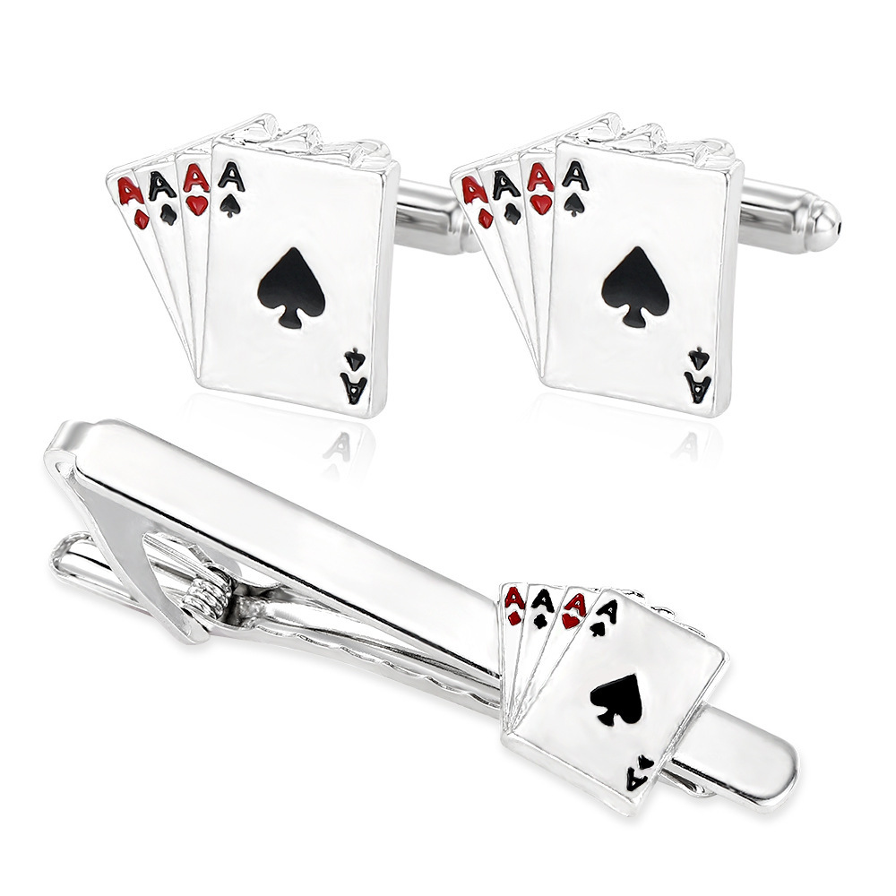 Men's Creative Poker Card Tie  - Men'S Fashion For 30 Year Olds 评论和价格