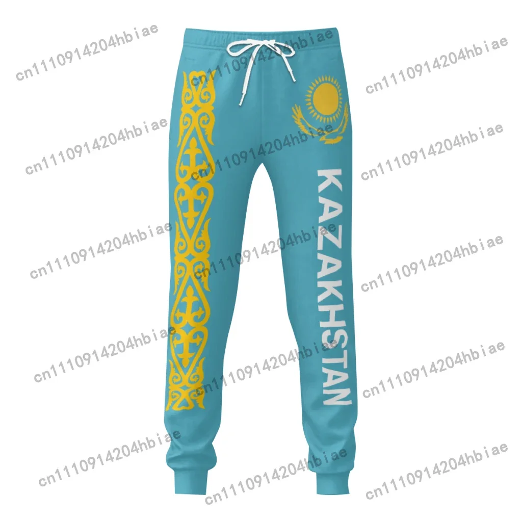 2025 Kazakhstan Flag Mens Swea - Jogger Sweatpants Men 评论和价格
