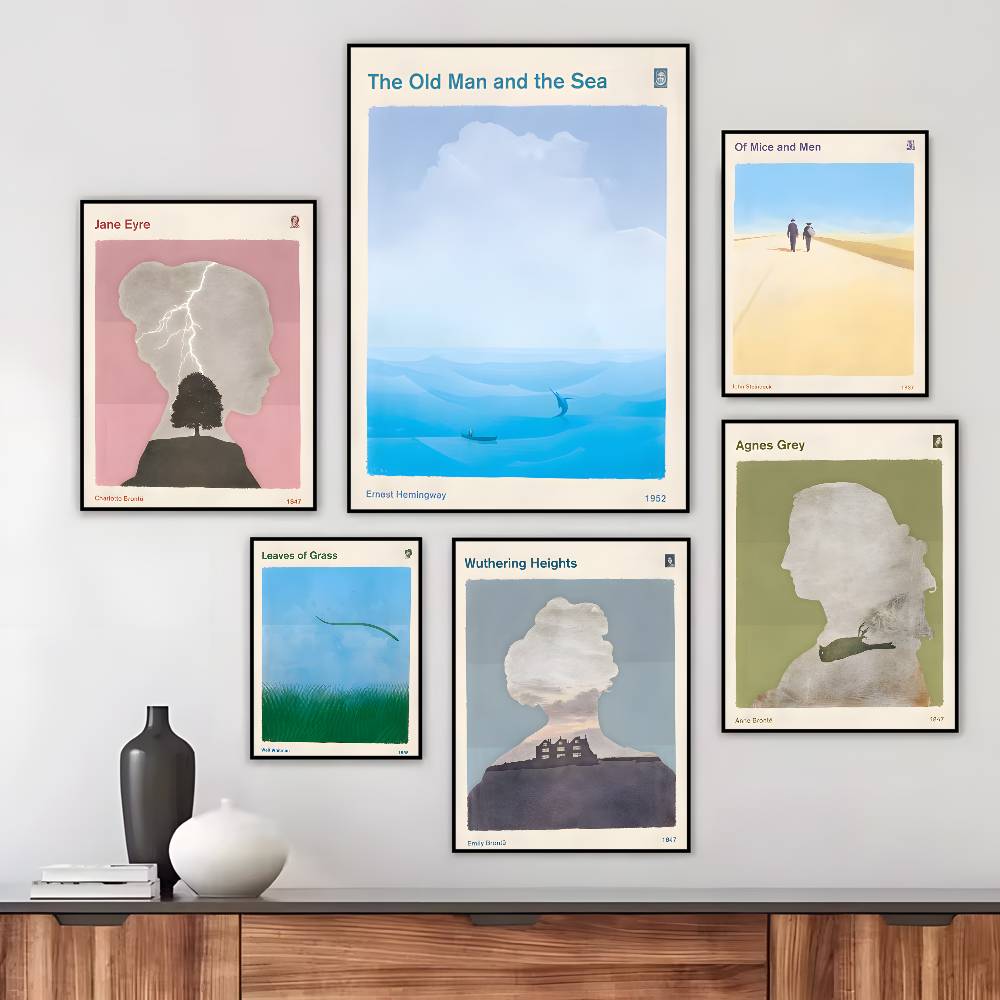 The Old Man And The Sea book P - Poster Men Fashion 评论和价格