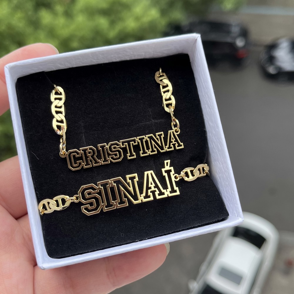 DUOYING Custom Name Hollow Nec - Men'S Fashion Gold Chain 评论和价格