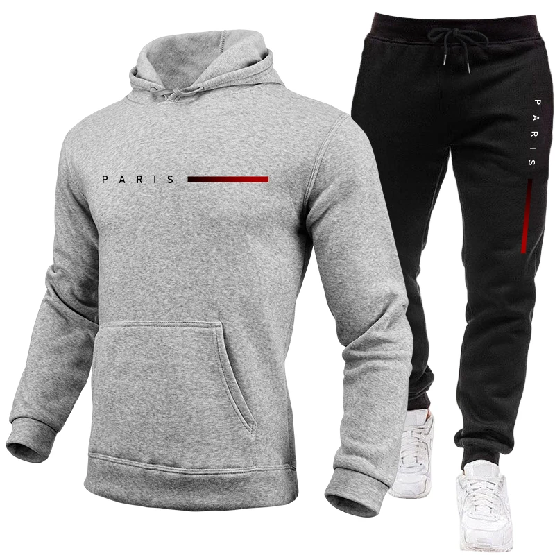 Hooded Sweatshirt and Sweatpan - Jogger Sweatpants Men 评论和价格