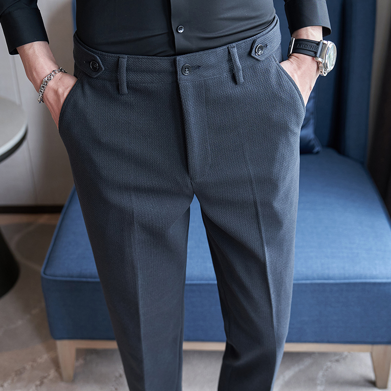 2026 New Black Mens Suit Trous - Men'S Fashion Khaki Pants 评论和价格