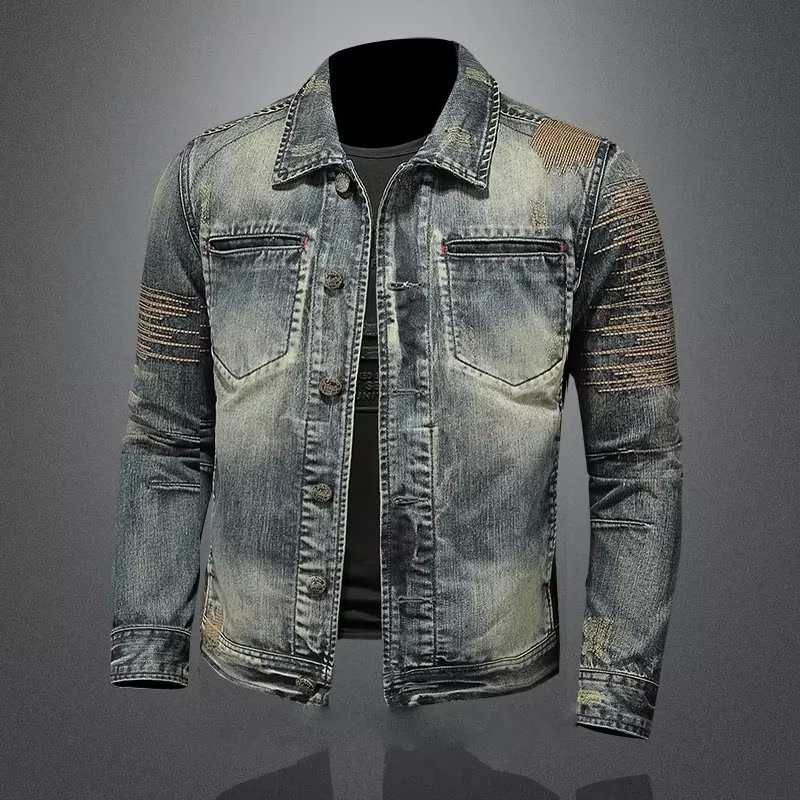 2025 winter denim jacket male  - Mens Fashion Autumn 2025 评论和价格