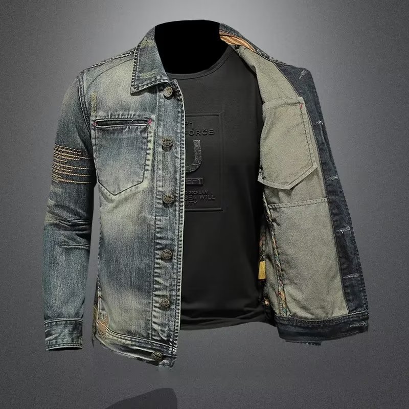 2025 winter denim jacket male  - Mens Fashion Autumn 2025 评论和价格