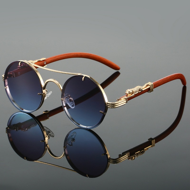 Popular Round Sunglasses Men F - Men'S Fashion Round Glasses 评论和价格