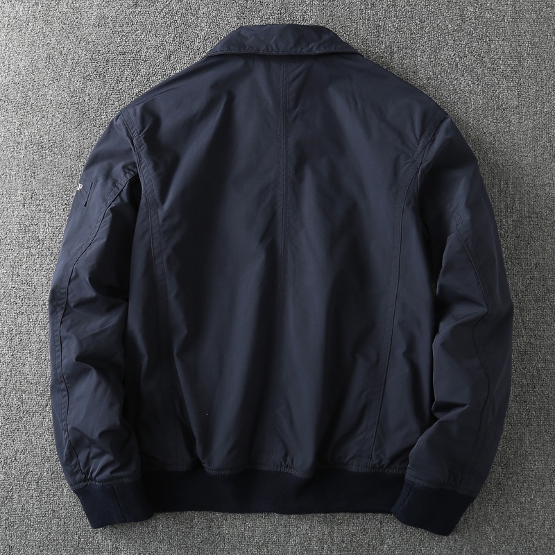 Spring Casual Solid Fashion Sl - Mens Fashion Bomber Jacket 评论和价格