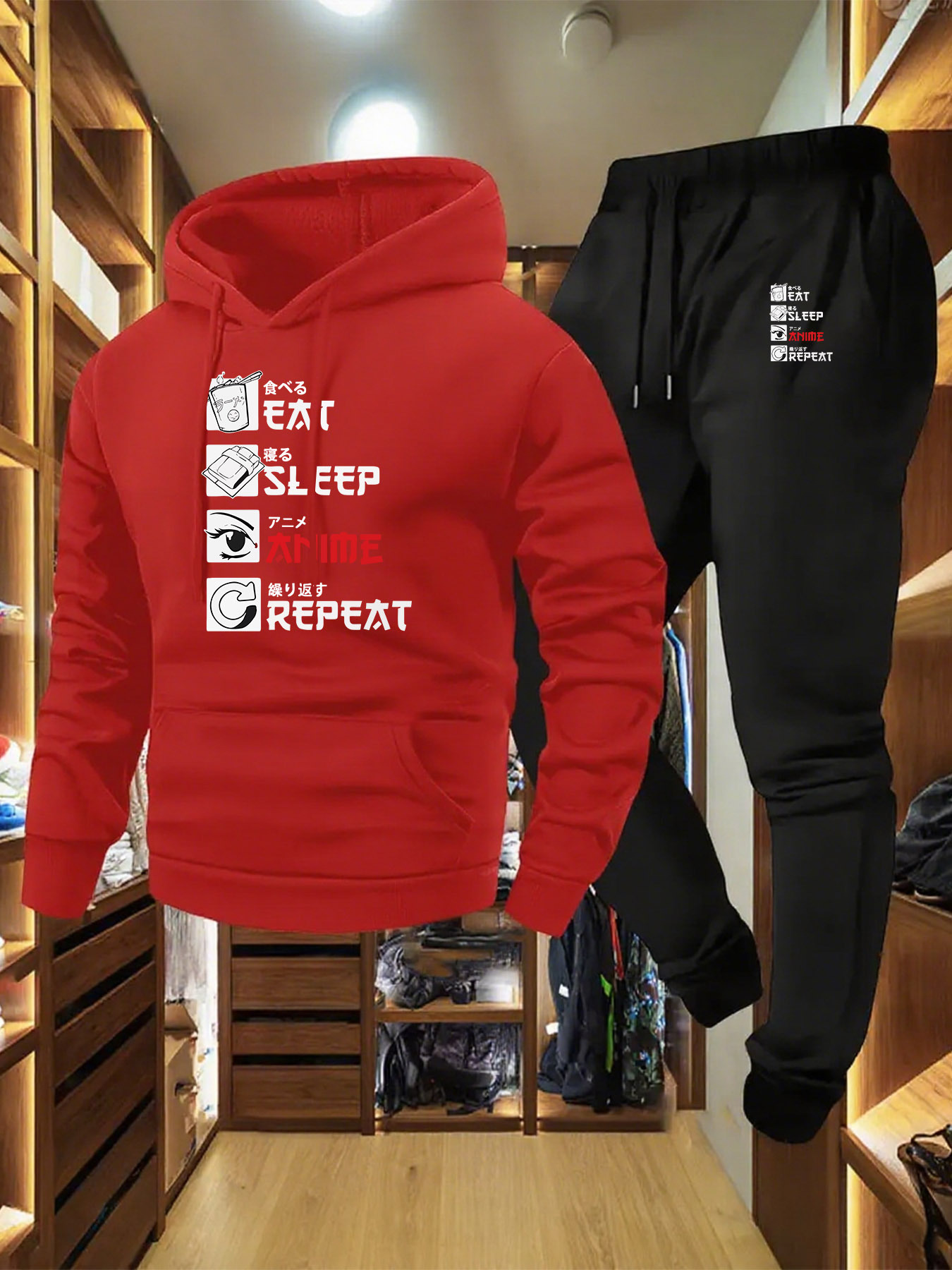 Letter Printed Mens Tracksuit  - Jogger Sweatpants Men 评论和价格