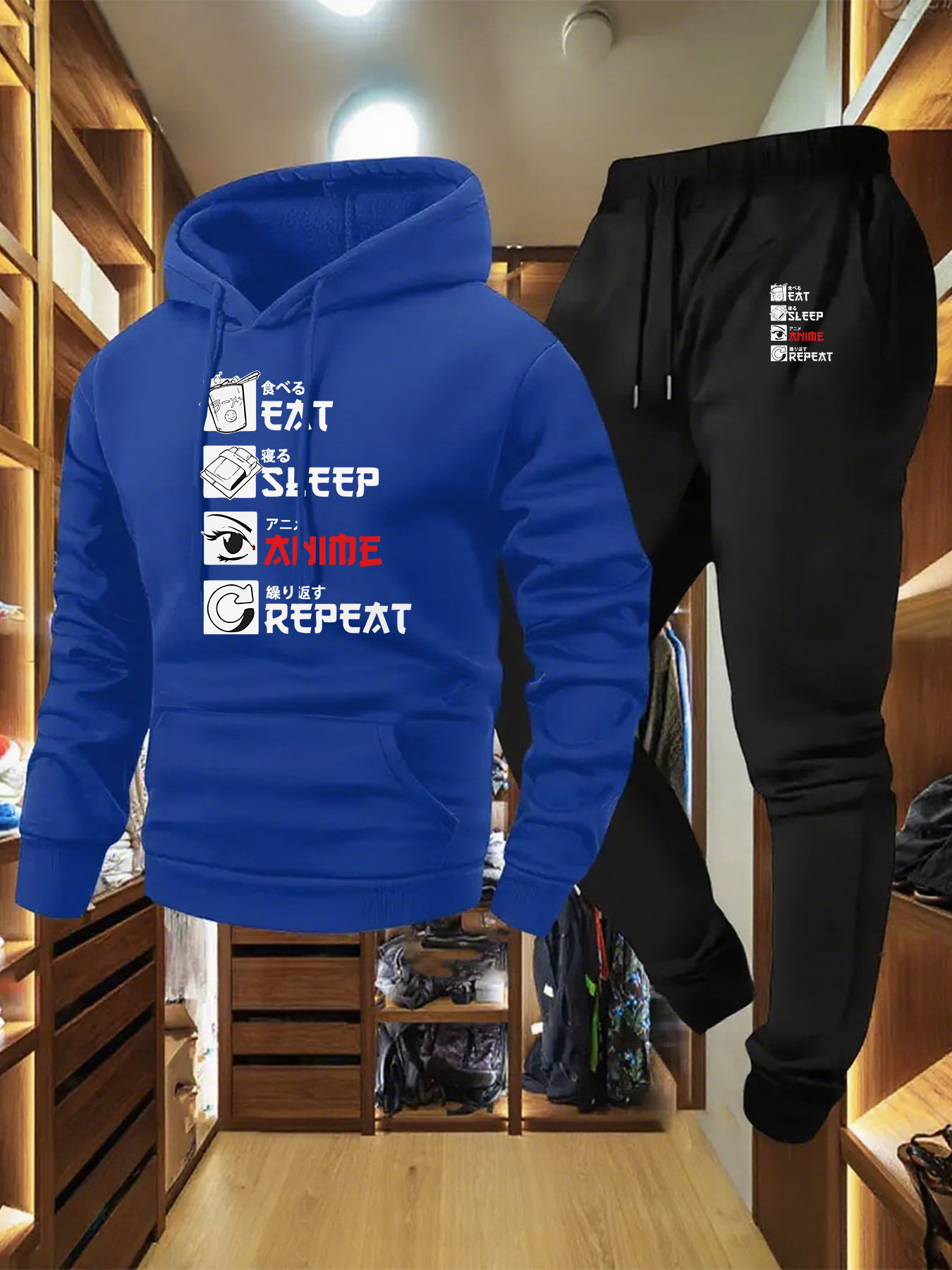 Letter Printed Mens Tracksuit  - Jogger Sweatpants Men 评论和价格