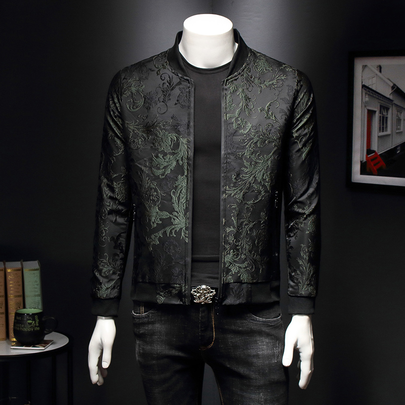 Paisley Pattern Floral Jacket  - Mens Fashion Bomber Jacket 评论和价格