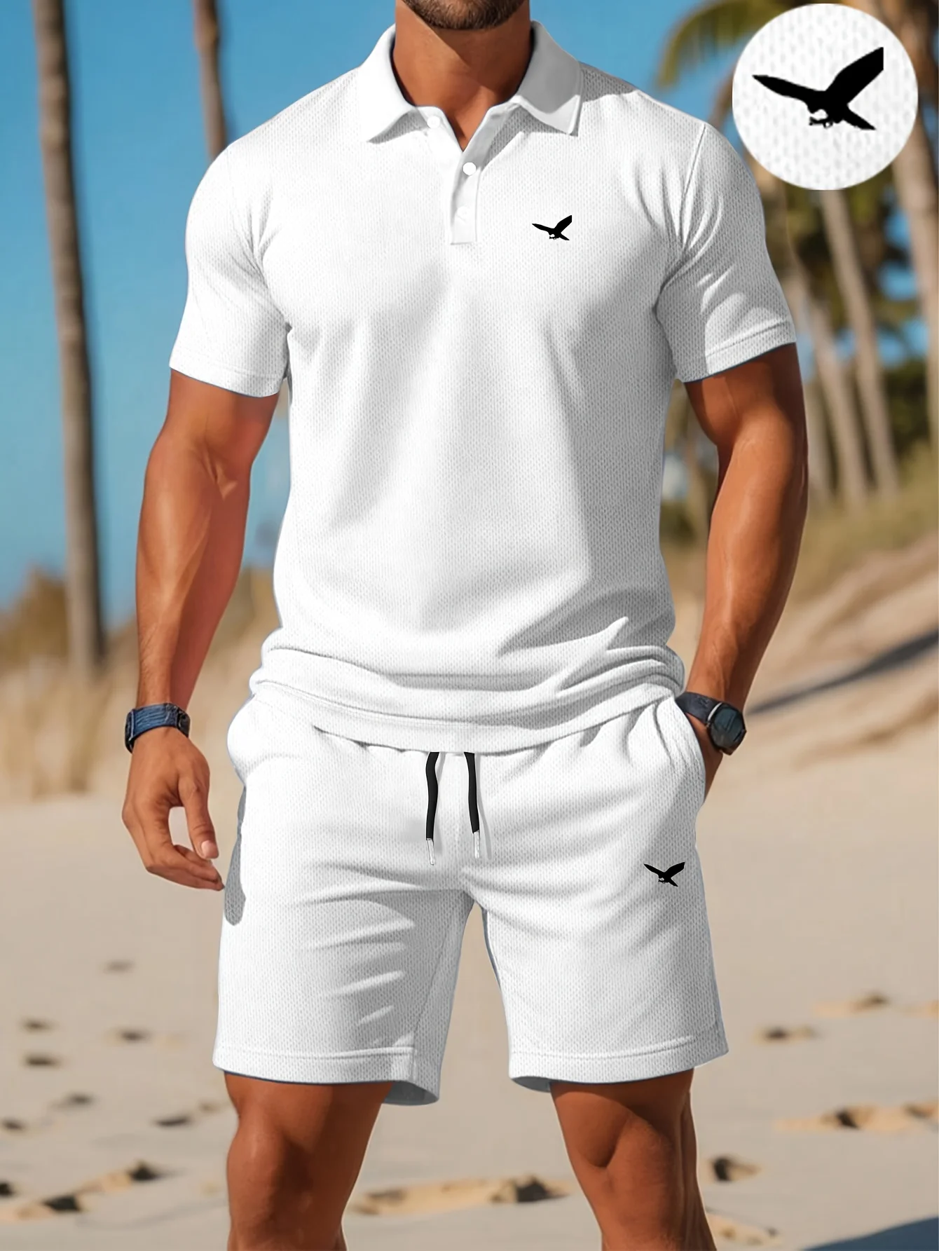 Summer New Men's Polo Shirt Se - Men'S Fashion Color 评论和价格